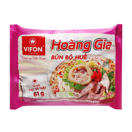 Vifon Royal Hue beef noodle soup 120g pack