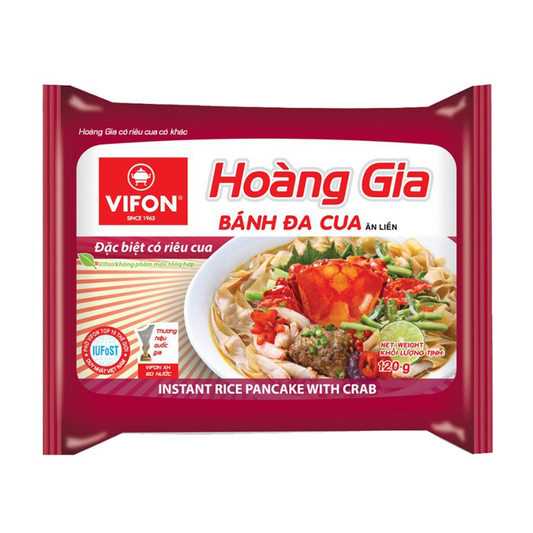 Vifon Royal Crab Rice Cake 120g pack