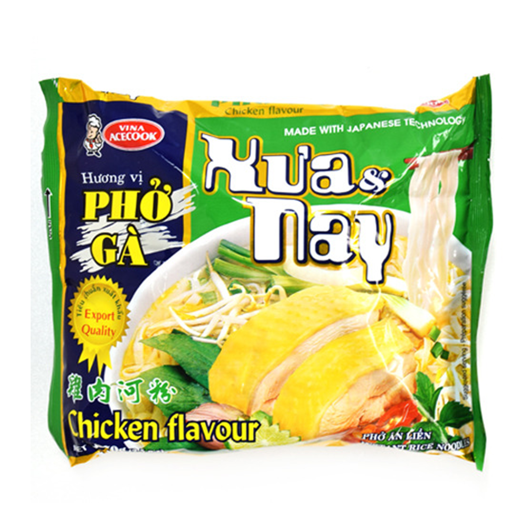 Instant Chicken Noodle Soup Past &amp; Present 70g Pack -ACECOOK